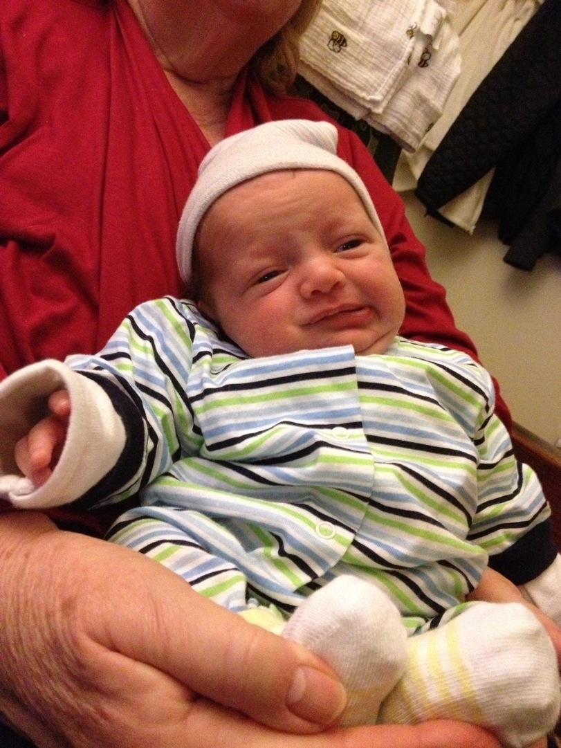 A cranky baby! New dad advice if you have one of these.